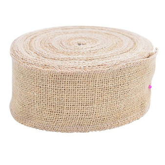 New Ribbon Wrap Wide Linen Roll Burlap For Wedding Home Decoration/Christmas DIY Crafts