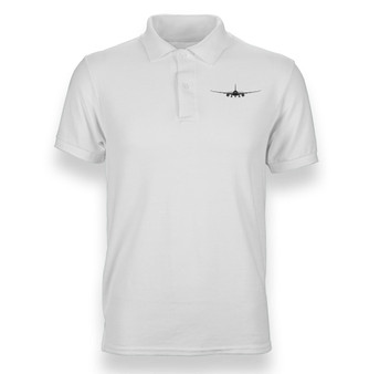 Boeing 787 Silhouette Designed Polo T-Shirts