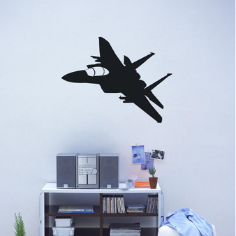 Cruising Military Jet Designed Wall Sticker