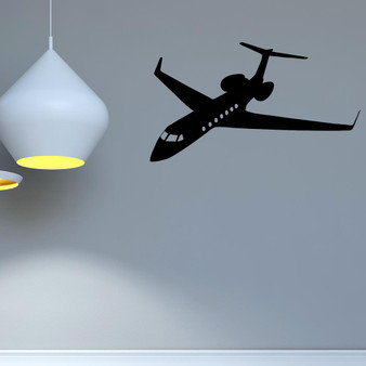 Amazing Business Jet Aircraft Designed Wall Sticker