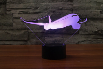 Cruising Airbus A350 Designed 3D Lamps