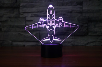 Taking Off Aircraft Designed 3D Lamps