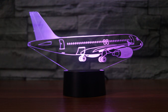 Taxiing Airbus A320 Designed 3D Lamps