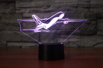 Departing Boeing 787 Designed 3D Lamps