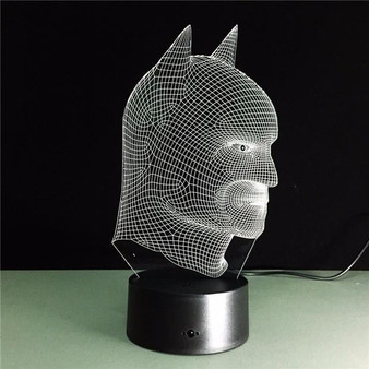 Cool Batman Designed 3D Night Lamps