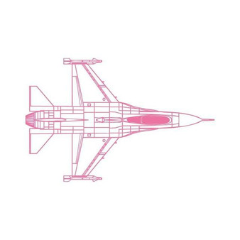 F16 Fighting Falcon Designed Wall Stickers