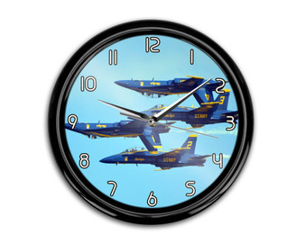 US Navy Blue Angels Printed Wall Clocks