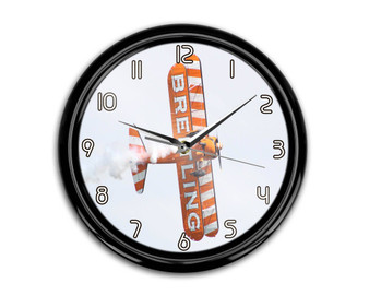 Breitling Show Aircraft Printed Wall Clocks
