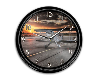 Beautiful Show Airplane Printed Wall Clocks