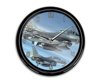Two Fighting Falcon Printed Wall Clocks