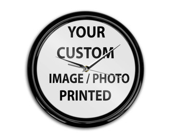 Your Custom Photo / Image Designed & Printed Wall Clocks