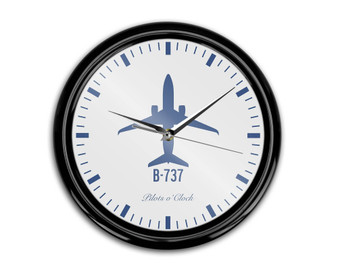 Boeing 737 Printed Wall Clocks