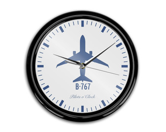 Boeing 767 Printed Wall Clocks