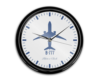 Boeing 777 Printed Wall Clocks