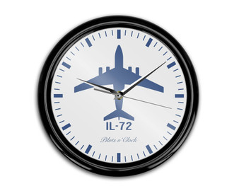 ILyushin IL-72 Printed Wall Clocks