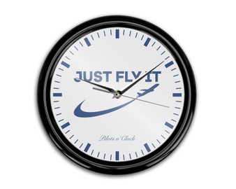 Just Fly It 2 Printed Wall Clocks