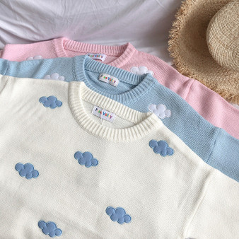 knit cloud sweater