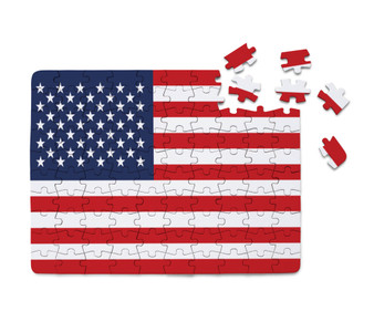 USA Flag Printed Puzzles