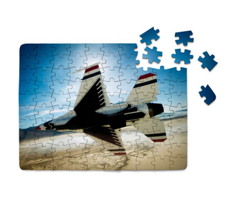 Turning Right Fighting Falcon F16 Printed Puzzles