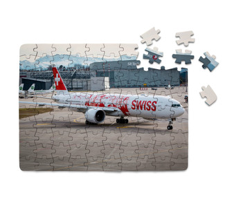 Swiss Airlines Boeing 777 Printed Puzzles