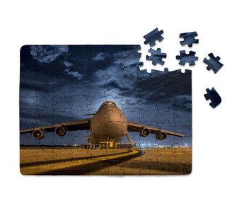 Amazing Military Aircraft at Night Printed Puzzles