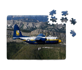 Amazing View with Blue Angels Aircraft Printed Puzzles