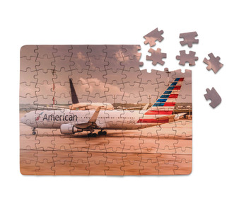 American Airlines Boeing 767 Printed Puzzles