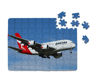 Landing Qantas A380 Printed Puzzles