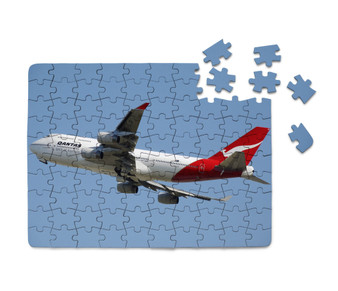 Departing Qantas Boeing 747 Printed Puzzles