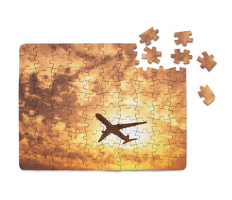 Plane Passing By Printed Puzzles