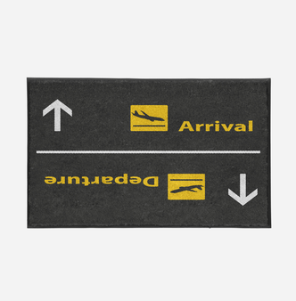 Departures & Arrivals 3 Designed Door Mats