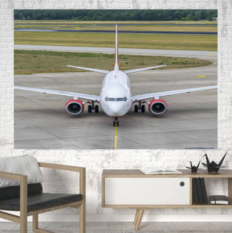 Face to Face with Boeing 737 Printed Canvas Posters (1 Piece)