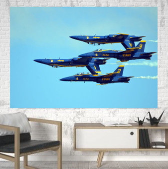 US Navy Blue Angels Printed Canvas Posters (1 Piece)