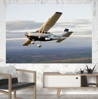 Cruising Cessna Printed Canvas Posters (1 Piece)