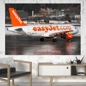 Easyjet's A320 Printed Canvas Posters (1 Piece)