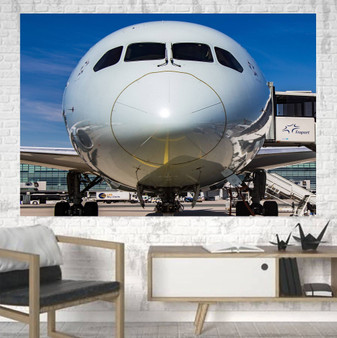Face to Face with Boeing 787 Printed Canvas Posters (1 Piece)