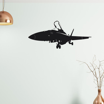 Jet Aircraft Ready to Fly Designed Wall Sticker