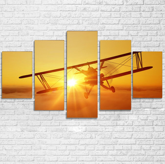 Flying is an Adventure Printed Multiple Canvas Poster