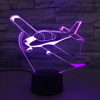 Beautiful Propeller Designed 3D Lamp