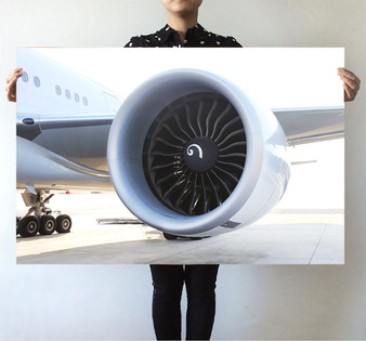 Close Up to Boeing 777 Engine Printed Posters