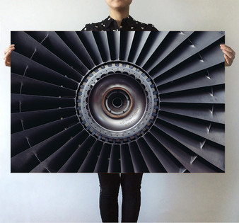 Real Jet Engine Printed Posters