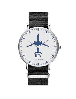 Boeing 777 Leather Strap Watches