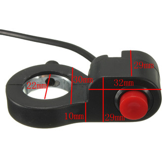 7/8 Inch Universal Motorcycle Dirt Bike Handlebar Grip Horn Switch Control Button