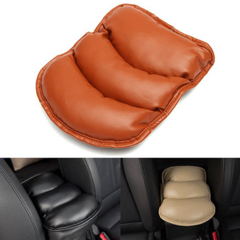 Universal PU Leather Car Arm Rest Mat Storage Box Cover Cushion