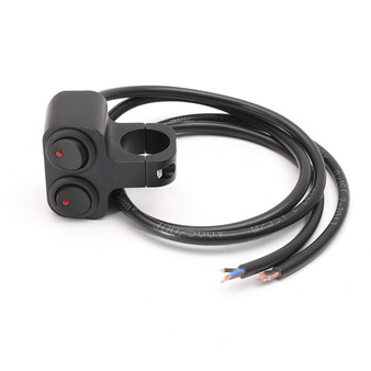 12V Motorcycle 22mm Handlebar Headlight Spot Fog Light Indicator On Off Switch