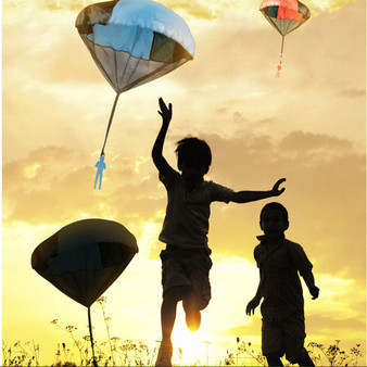 Kids Tangle Toy Hand Throwing Parachute Kite Outdoor Play Game Toy