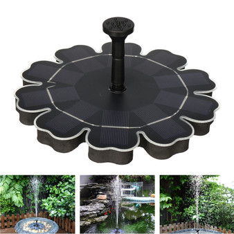 5V 2.5W Solar Power Floating Bird Bath Water Fountain Pump Garden Pond Pool Solar Water Pump