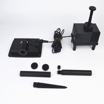 7V 1.5W Solar Panel Powered Water Pump Toy Kit for Submersible Fountain Pond