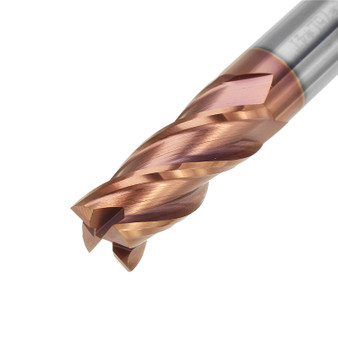 Drillpro 12mm HRC55 AlTiN Coating 4 Flutes End Mill Cutter Tungsten Carbide End Mill Cutter CNC Tool