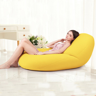 125x60cm Portable Bean Bag Lazy Sofa Adults Kids Beach Chair Lounger Lay Bag Couch Outdoor Travel